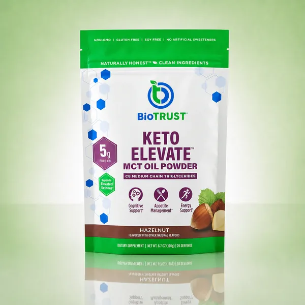 Keto Elevate Hazelnut MCT oil powder